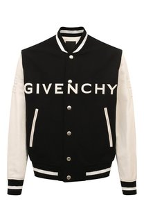 Комбинированный бомбер Givenchy