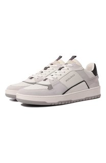 Комбинированные кеды Classic Basket Low Woolrich