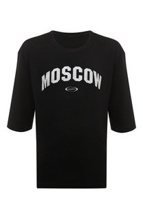 Хлопковая футболка WHO/AM