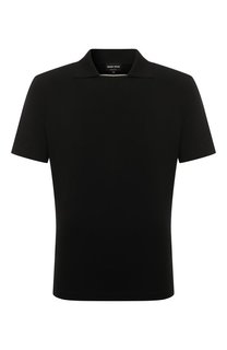 Поло из вискозы Giorgio Armani