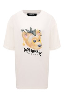 Хлопковая футболка DOMREBEL