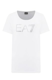 Хлопковая футболка Ea 7