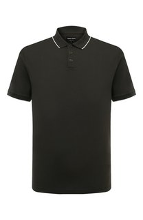 Хлопковое поло Giorgio Armani