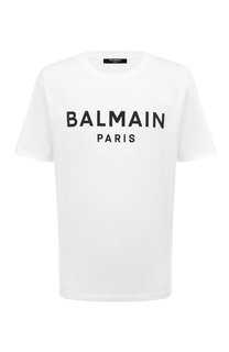 Хлопковая футболка Balmain