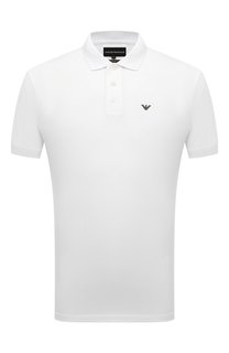 Хлопковое поло Emporio Armani