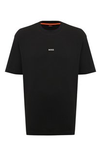 Хлопковая футболка BOSS Orange