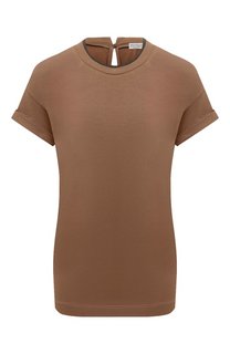 Хлопковая футболка Brunello Cucinelli