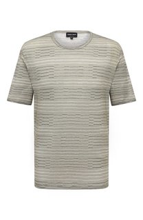 Льняная футболка Giorgio Armani