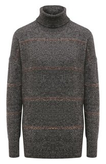 Свитер из шерсти и хлопка Brunello Cucinelli