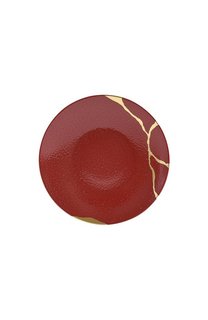Тарелка салатная Kintsugi Rouge Empereur Bernardaud