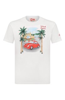 Хлопковая футболка MC2 Saint Barth