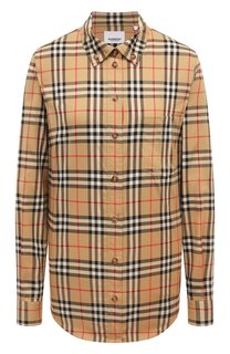 Хлопковая рубашка Burberry