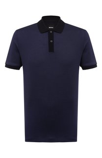 Хлопковое поло BOSS