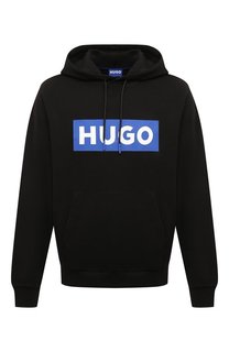 Хлопковое худи HUGO Blue