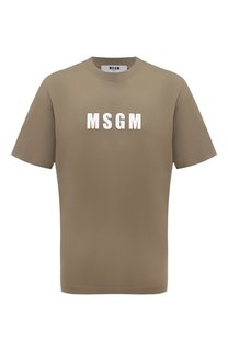 Хлопковая футболка MSGM