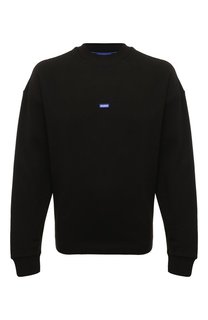 Хлопковый свитшот HUGO Blue