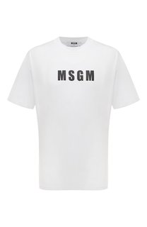 Хлопковая футболка MSGM