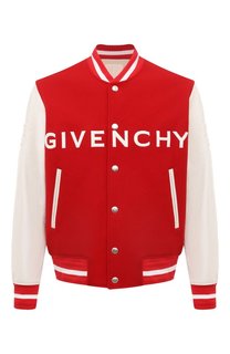 Комбинированный бомбер Givenchy