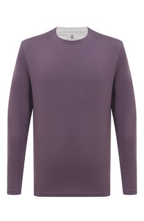 Хлопковый лонгслив Brunello Cucinelli