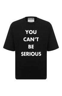 Хлопковая футболка Moschino