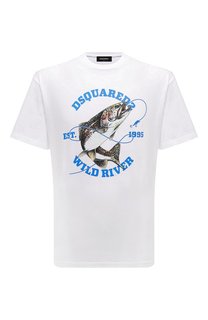 Хлопковая футболка Dsquared2