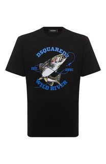 Хлопковая футболка Dsquared2