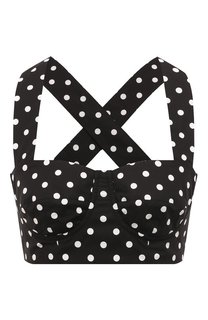 Хлопковый топ Dolce & Gabbana