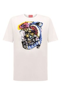 Хлопковая футболка Diesel