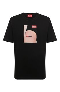Хлопковая футболка Diesel