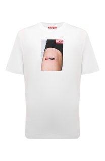 Хлопковая футболка Diesel