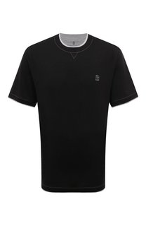 Хлопковая футболка Brunello Cucinelli