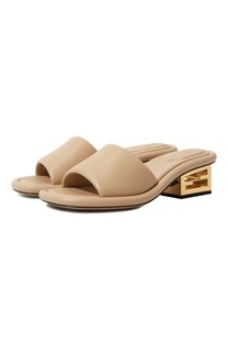 Кожаные мюли Baguette Fendi