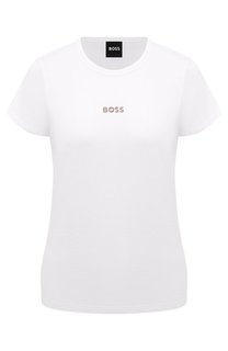 Хлопковая футболка BOSS
