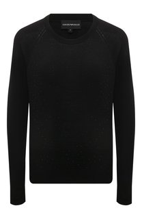 Шерстяной пуловер Emporio Armani