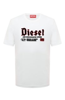Хлопковая футболка Diesel