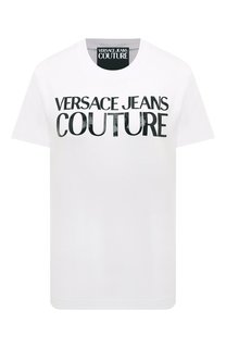 Хлопковая футболка Versace Jeans Couture