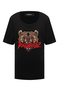 Хлопковая футболка Dsquared2