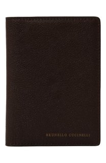 Кожаная обложка для паспорта Brunello Cucinelli