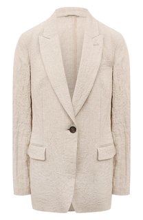 Льняной жакет Brunello Cucinelli