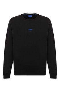 Хлопковый свитшот HUGO Blue