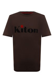 Хлопковая футболка Kiton