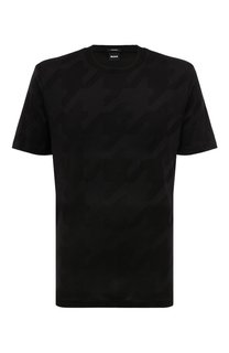 Хлопковая футболка BOSS