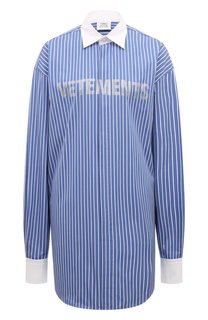 Хлопковая рубашка VETEMENTS