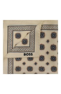 Платок из шерсти и шелка BOSS