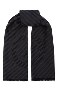 Шарф из шелка и шерсти Giorgio Armani