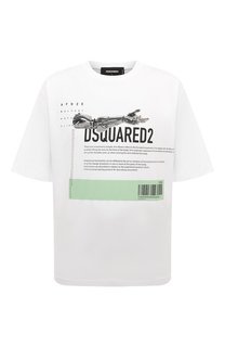 Хлопковая футболка Dsquared2