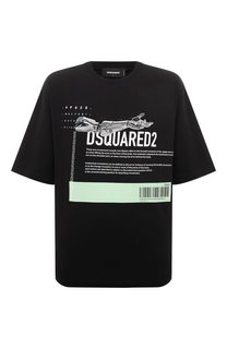 Хлопковая футболка Dsquared2