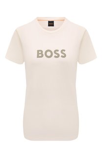 Хлопковая футболка BOSS Orange