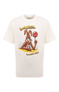 Хлопковая футболка DOMREBEL