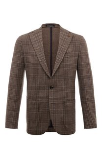 Пиджак из хлопка и шерсти Sartoria Latorre